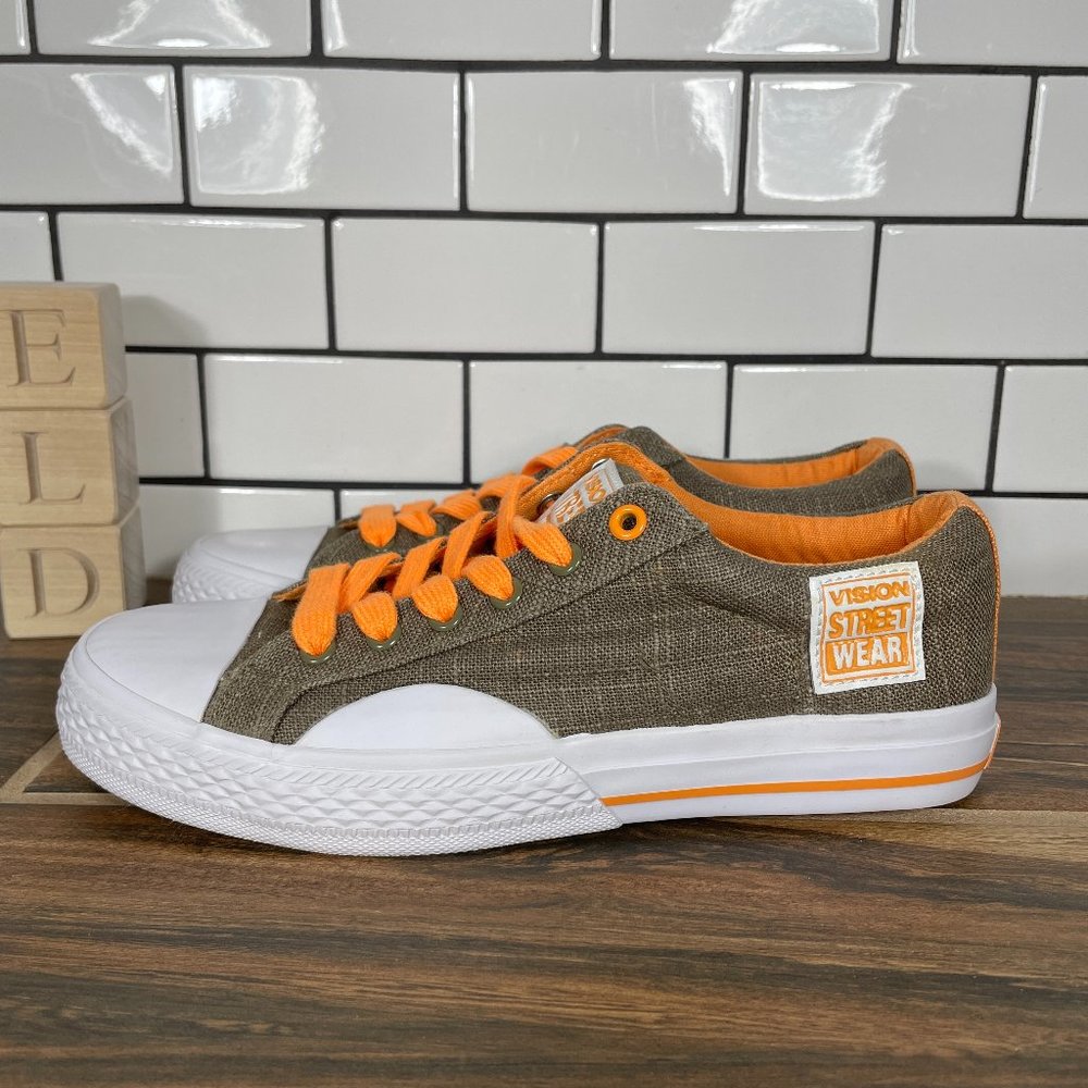 Vision Street Wear Canvas Low Womens Size 5.5 Shoes Multicolor Skate Sneaker NEW